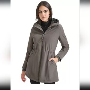 Calvin Klein Women's Taupe Utility Jacket